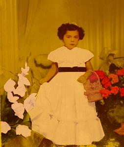 HUGUETTE DEMOISELLE D HONNEUR AU MARIAGE DE TONTON CLEMENT ET TATA ELIANE
